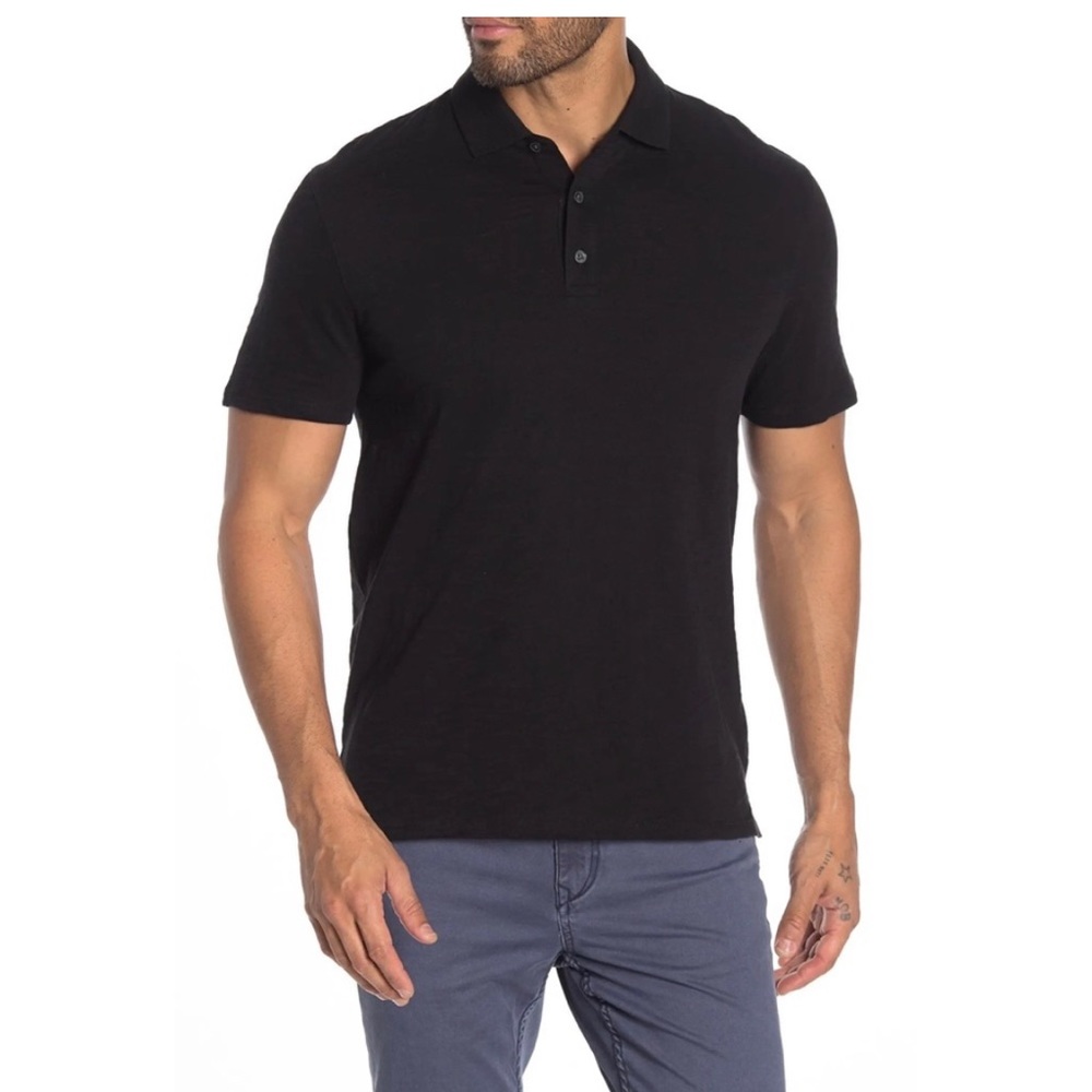 Vince Short Sleeve Slub Polo Size S - Picture 1 of 5